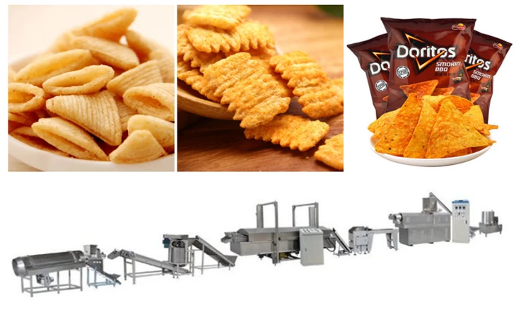 Fried Snack Puffed Food Production Line Fried Snack Puffed Food Production Line